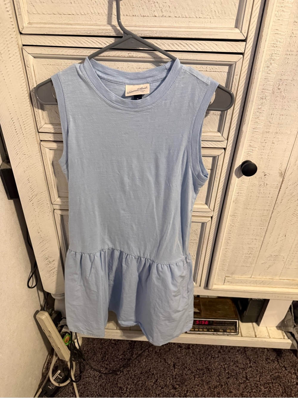 Universal Thread Light Blue Sleeveless Midi Dress